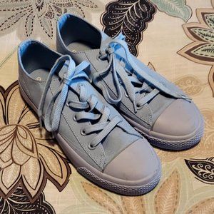 Worn once - cute, in-style blue Airwalk sneakers!